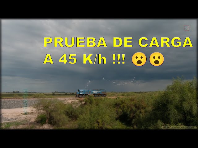 Prueba de carga dinámica a 45 Km/h