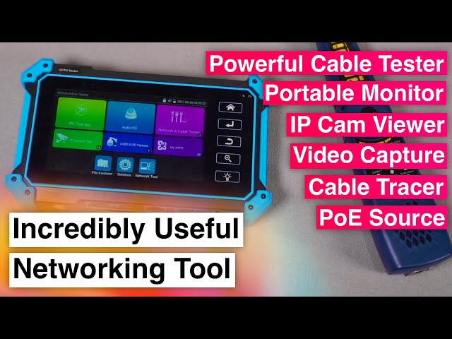 The most useful networking tool I own - AliExpress "CCTV Tester" that does a lot more than test CCTV