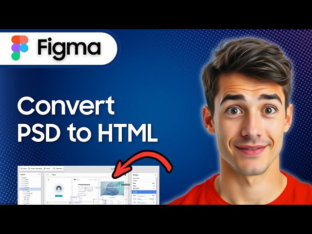 How To Convert PSD Or AI Into HTML Using using Figma in 3 steps