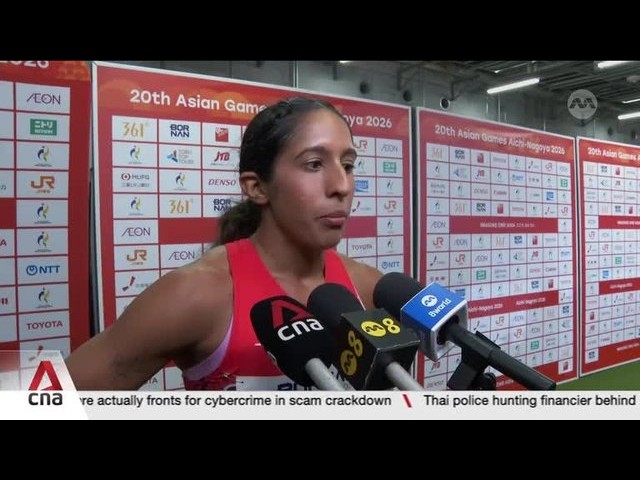 Asian Games 2026: Singapore sprinter Shanti Pereira books spot in women's 100m semi-finals