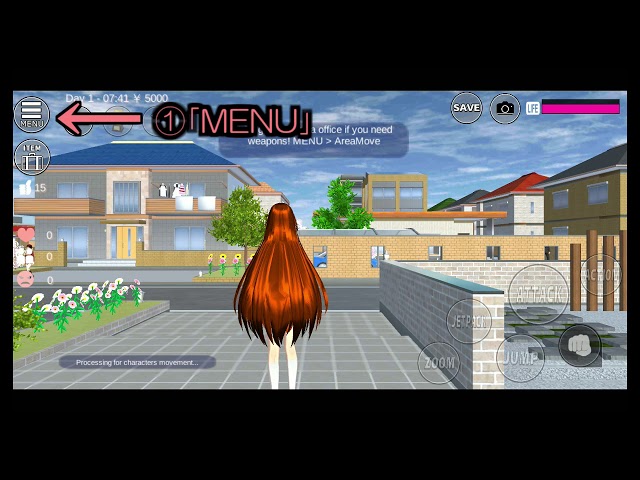 iOS difficulty setting (How to fight back to NPC):SAKURA School Simulator ver0.9991