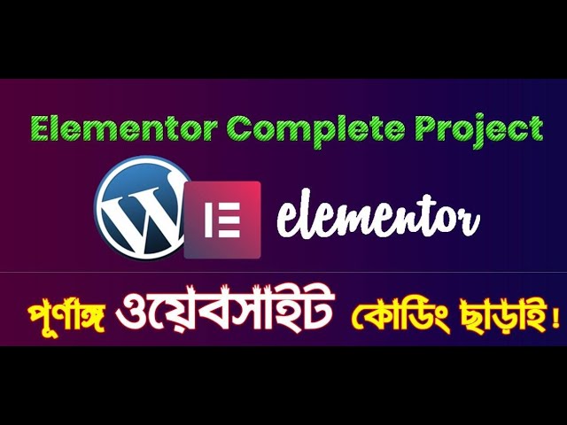 02 Basic Installation | Elementor Pro Full Tutorial