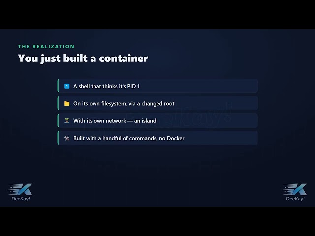 LAB: Build a Container by Hand with unshare (No Docker) | Docker Mastery #21