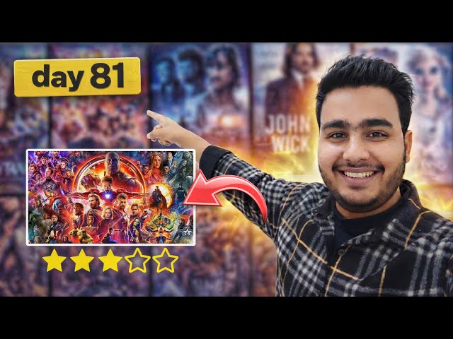 Building! Marvel Movie Reviews Website using html css | Documenting Daily life | Day 81