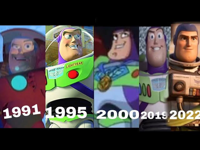Buzz lightyear evolution 1991 2022