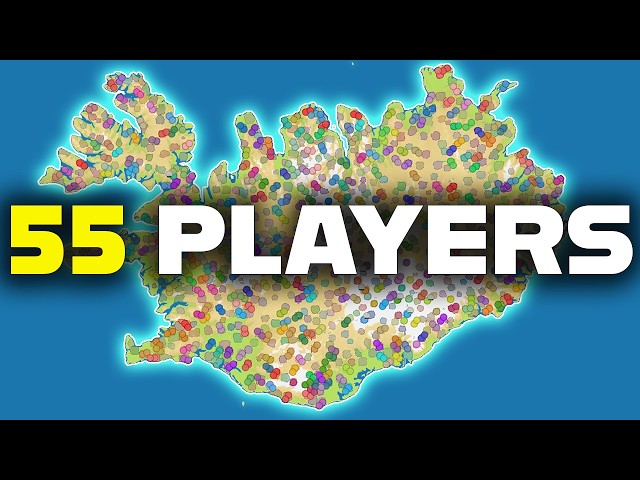 55 Player Iceland Free For All | OpenFront.io