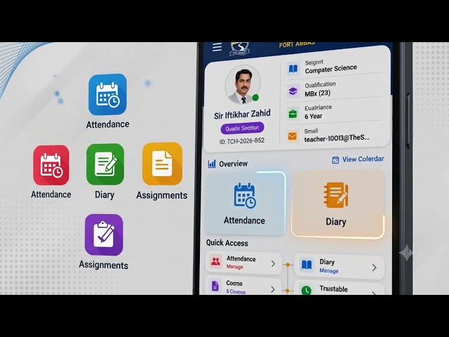 The Seeks Academy Teacher App Demo | School Management Teacher App | Attendance, Exams, Diary & More