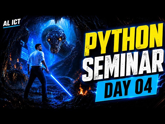 PYTHON SEMINAR - DAY 04 | LIVE 🔴