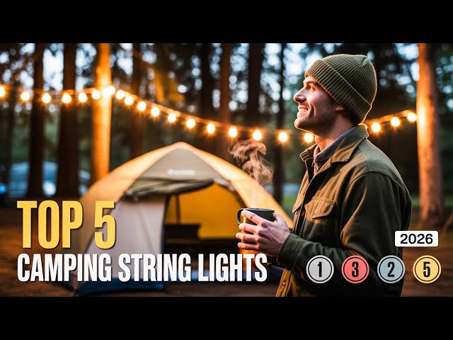 Top 5 Best Camping String Lights 2026! 🔥