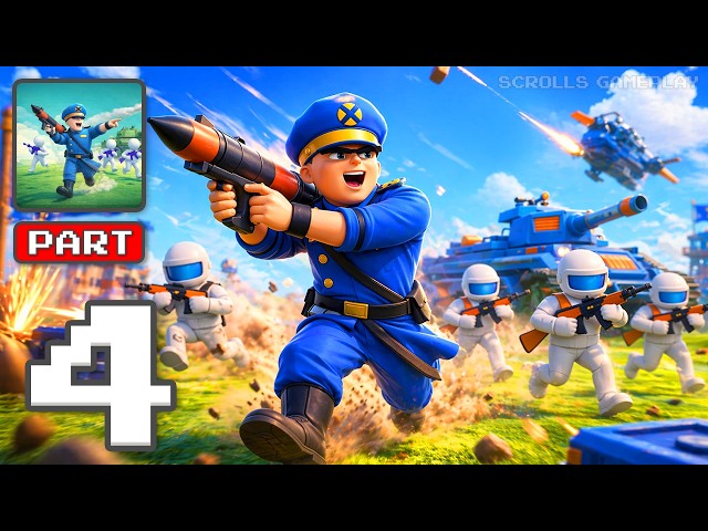 Army Commander - Gameplay Walkthrough Part 4 - Command Every Frontline (iOS, Android)