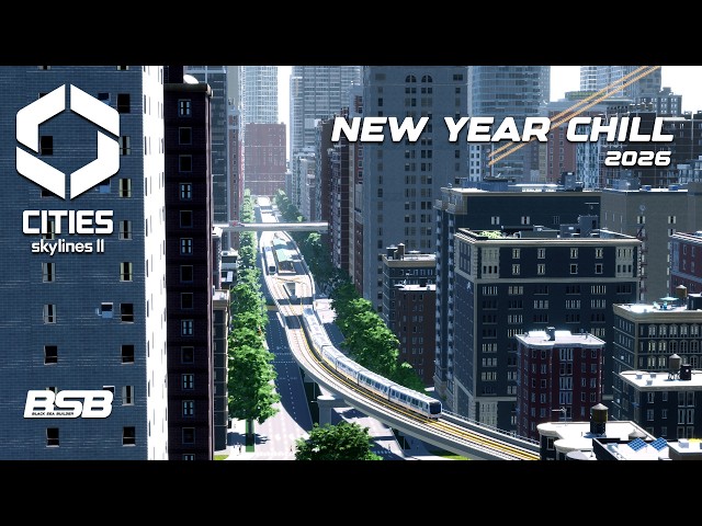 Cinematic Metro Tour: Sky-High Through the City || Cities: Skylines 2