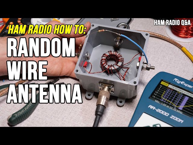 Build a random wire end fed antenna and make amazing contacts #hamradioqa