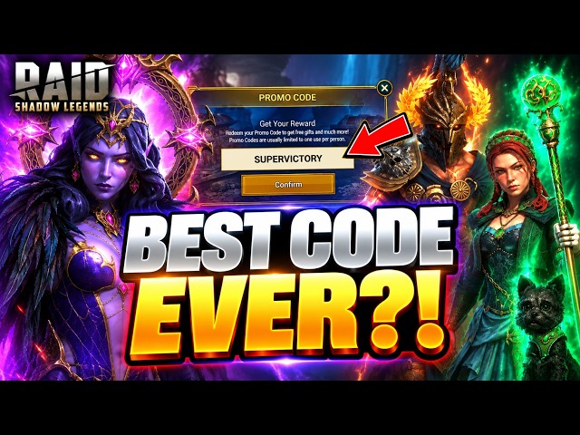 BEST RAID PROMO CODE EVER?! THIS STARTING TEAM IS INSANE! - RAID: Shadow Legends - RSL