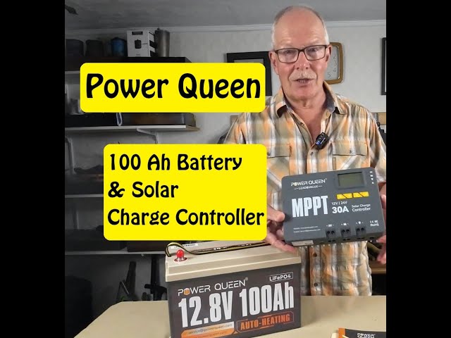 Power Queen 100A Auto Heating Battery and MPPT Solar Controller