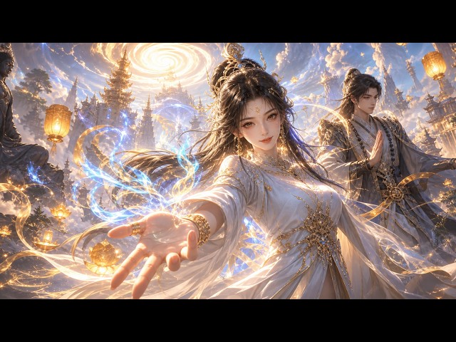 Multisub Anime 穿成修仙團寵文裡炮灰女配，為避死局逃離渣宗改修佛修，和同門師兄在嬉笑打鬧中救世，意外解鎖本命神火 #短劇 #文竹漫劇社