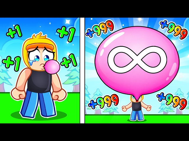 I Went from NOOB to PRO in Bubble Gum Simulator!