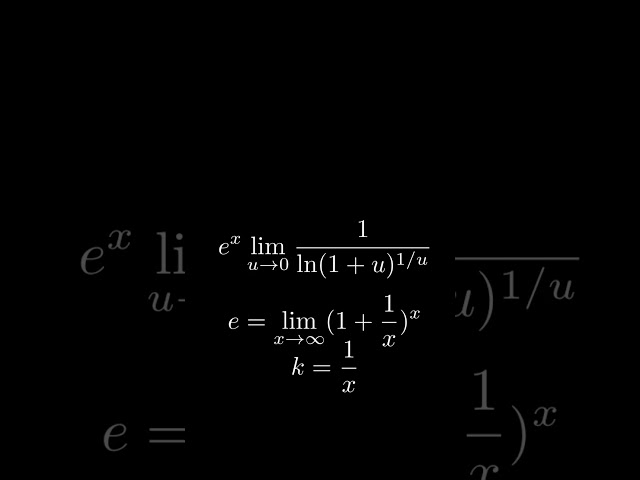 Proof of Exponential Derivative #maths#calculus #education #educational #math