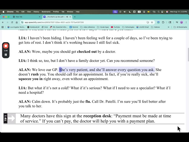 11a what's up doc pdf | Speechify