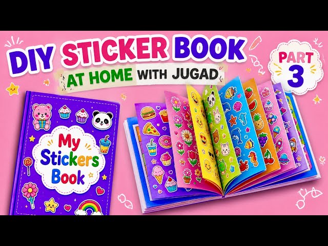 I Made My Own Sticker Book! 📖💡