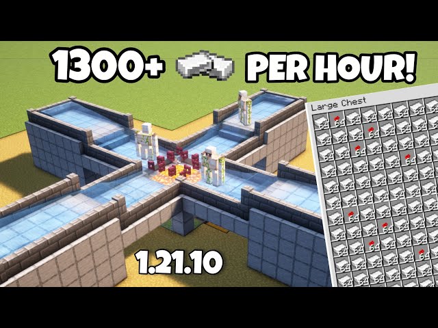 Easy Iron Farm Tutorial – Minecraft 1.21.10 Java Edition