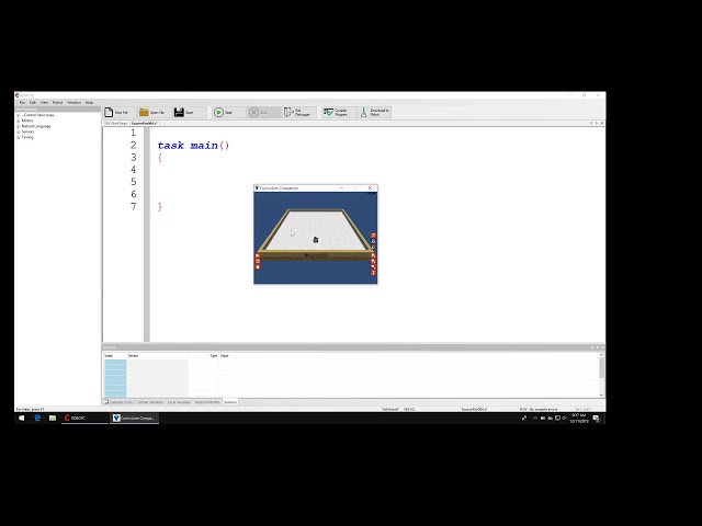 RobotC VEX IQ - Virtual Worlds Quick Start