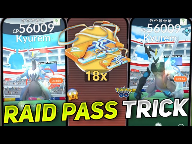 How to Get 18 Free Raid Pass in Pokemon Go 2026 | Kyurem Fusion Raid Day Special Raid Pass Trick