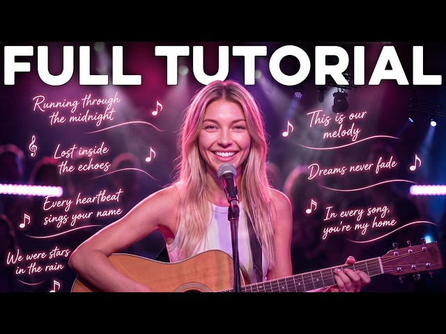 How to Make AI Lyric Videos With Suno (Full Workflow)