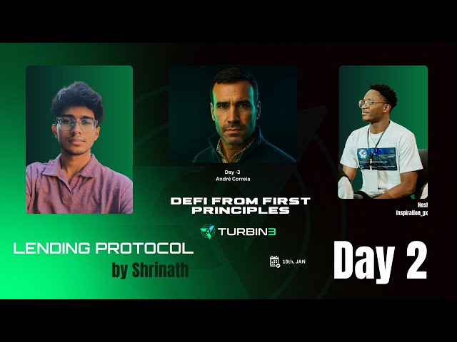 TURBINE DeFi Workshop Day 2 - Lending Protocol