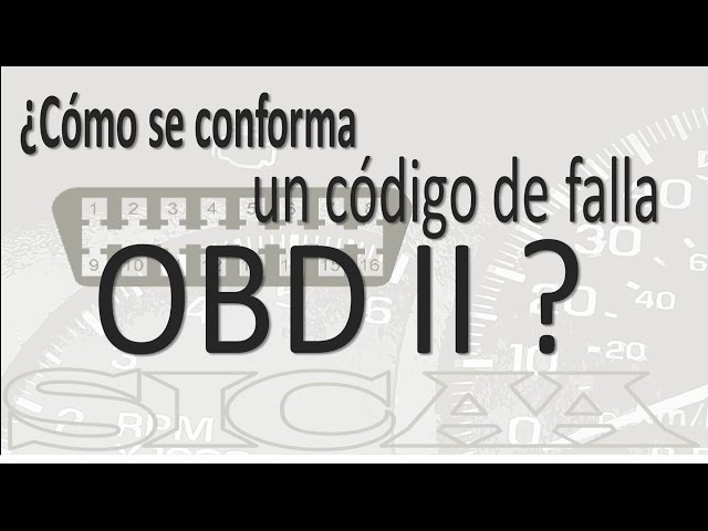 How an OBD II fault code is structured