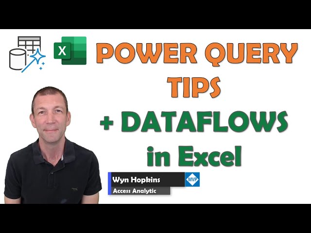 Power Query Tips including Excel dataflows