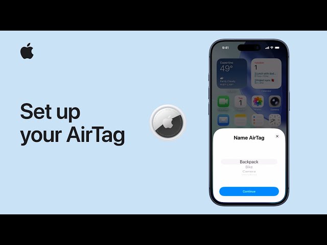 How to set up your AirTag | Apple Support