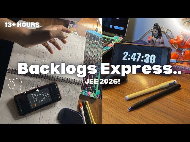 Study vlog JEE aspirant 2026 | A day in a life of a jee aspirant |