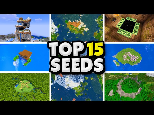 TOP 15 BEST SEEDS for MINECRAFT 1.21.10!