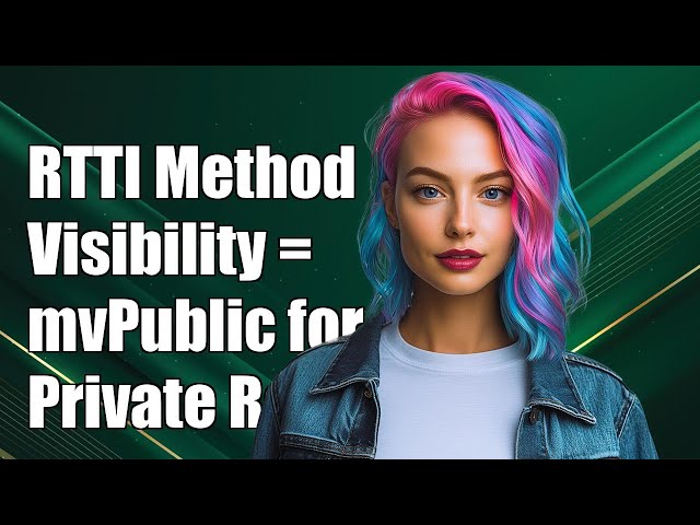 RTTIMethod.Visibility = mvPublic for Private Record Method: Is It a Bug?