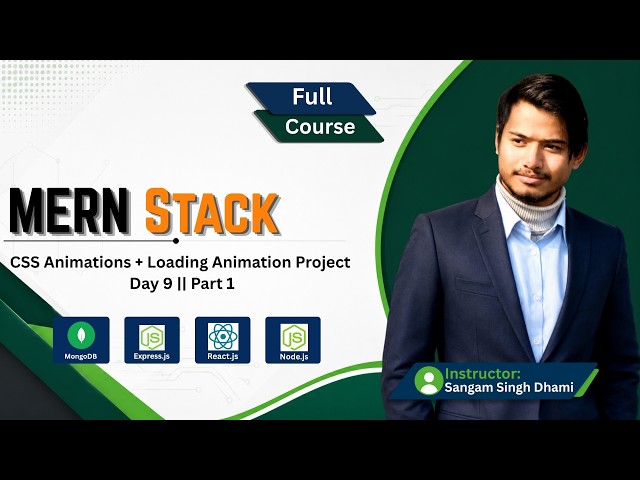 Day 9, Part 1: CSS animation, loading animation design using CSS