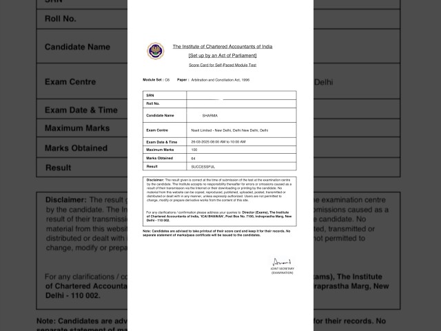 How to clear CA final SPOM-set-C in just one day #icai #icaistudents #spom #motivation