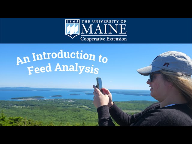 Introduction to Feed Analysis