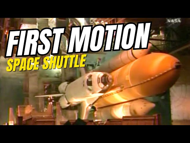 First Motion - Space Shuttle Stack Begins Rollout to Launch Pad | STS-129