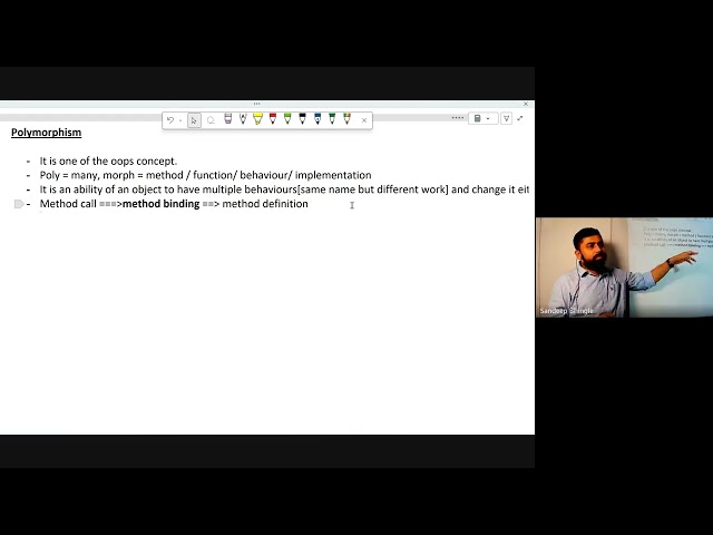 Full Stack Java - Class 20:OOPS Polymorphism  | IT Shaala Batch 2026