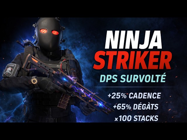 THE DIVISION 2 – NINJA STRIKER ⚡ SUPERCHARGED DPS Build (+65% Damage/+25% Fire Rate) | Heroic & L...