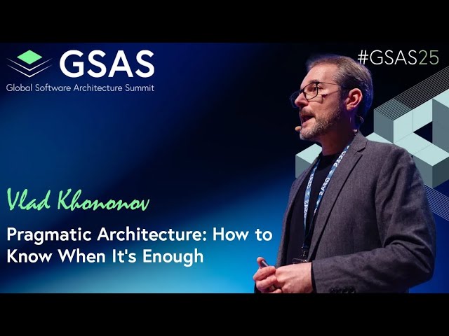 Pragmatic Architecture How to Know When It’s Enough by Vlad Khononov