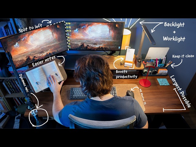 20 Desk Setup Upgrades That ACTUALLY Matter