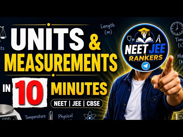 Units & Measurements Made Easy 🔥 | Complete Chapter in Just 10 Minutes