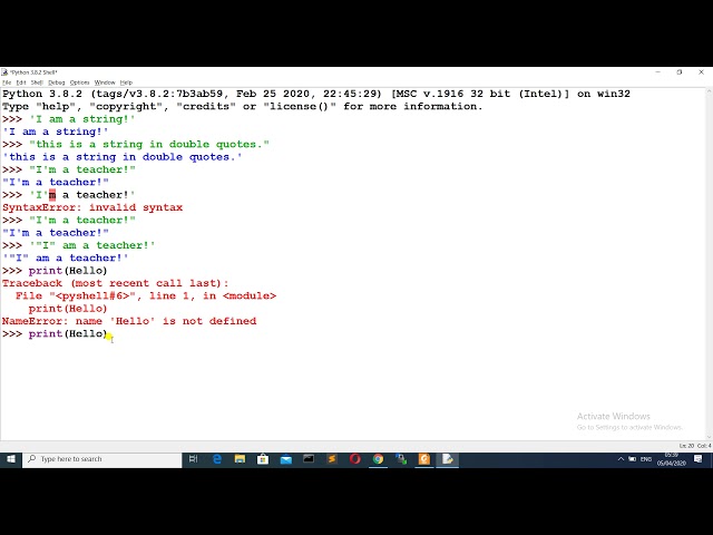 Unit1-06 - Programming Fundamentals [strings: intro 1/2]