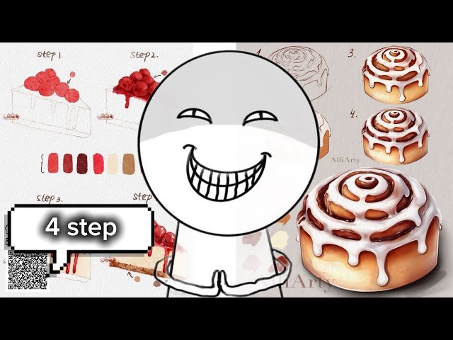 I Tried 4 - step Art TUTORIALs 