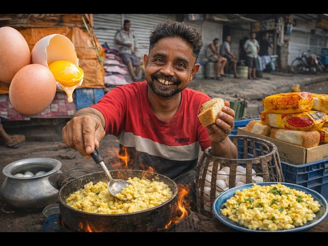 A Day With Helicopter Uncle’s Crazy Street Egg Kitchen 🍳🔥
