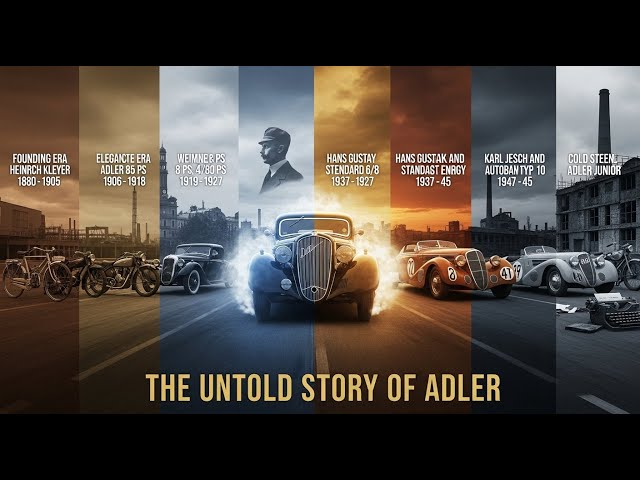 The Complete History of Adler 🇩🇪 From Bicycles to the Trumpf & Autobahn — Full Documentary 1880–To