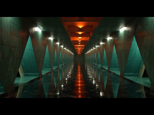 4K Elegant Tunnel Background Screensaver - VJ Loop