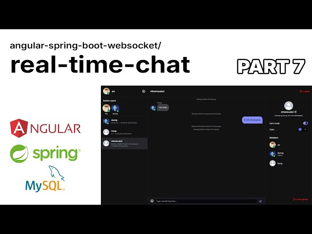 Part 7 - WebSocket Setup | Angular, Spring Boot, WebSocket
