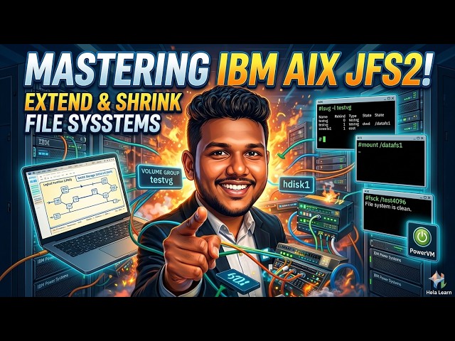 IBM AIX File System Management | Create, Mount, & Resize JFS2